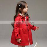 New Design Girls Coat 100% Cotton British Style Long Sleeve Keep Warm thumbnail-4