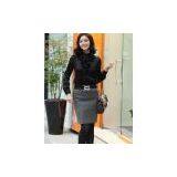 Women Satin Ruffle Neck Long Sleeve Blouse Shirt thumbnail-3