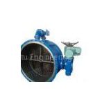 Gear Operated Flanged Butterfly Valve 100mm , Stainless Steel