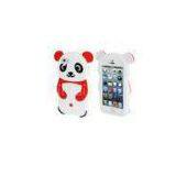 Cute Silicone Cell Phone Case Shockproof / IPhone 5 3D Panda Silicone Case