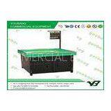 Steel Square Unit Fruit Vegetable Display Rack Zinc and Plastic Coated