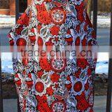 100% Cotton Women Breast Feeding Apron Nursing Poncho Cover up in Active Priniting Pattern thumbnail-3