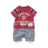 2016 Summer Navy Style Stripe Baby Boy Romper thumbnail-3
