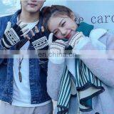 Lady's Fingerless Flip Up Wool Knit Gloves Mittens Winter Hand Warmer thumbnail-3