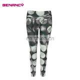 Yoga Sport Ladies Digital Tribal Ethnic Print Dots Legging