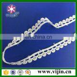 Polyester Chemical African Lace Embroidery Technic for Garment Accesories thumbnail-1