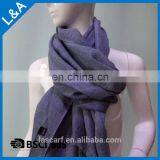 Retro Style Women's Wool Scarf Blue thumbnail-1