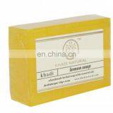 Khadi Natural Herbal Lemon Soap thumbnail-1