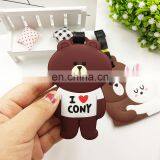 2017 New Design Customized Bear Shape Soft Rubber Pvc Luggage Tag thumbnail-3