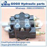 50l/min 2 Spools Hydraulic Sectional Directional Control Valve for Earth Moving Machines DF-50 Series thumbnail-2