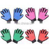 Massage Cleaning Deshedding Brush Cat Hair Remover Brush Dog Pet Grooming Glove thumbnail-1