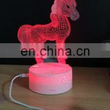 I LOVE YOU theme 3D Lamp LED night light 7 Color Change Touch Lamp Christmas present