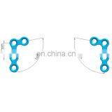 Гарантированное качество ортопедических хирургических инструментов. Пластины для хирургических операций под углом 100 градусов из стали и титана, мини-имплантаты, винты для ортодонтии