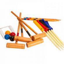 4 Player Kids Wooden Croquet Set thumbnail-1