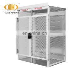 Galvanized Collapsible Gas Storage Cages Gas Bottle Mesh Container for Sale