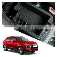 Interior Accessories Parts Silicone Armrest Rest Storage Box Center Control Console Organizer Tray For Mitsubishi Rvr Asx 12-21