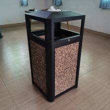 Outdoor/Indoor Aggregate Panel Trash Can thumbnail-3