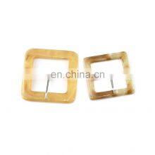Factory Sale Belt Buckle Delicate Rectangle Round Sandal Shoes Buckle Resin Pin Roller Buckle thumbnail-2
