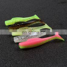 JOHNCOO 6pcs/lot Soft Grubs 6cm 2.3g T Tail Lure Soft Lure Swim Bait Fishing Lures thumbnail-4