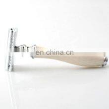 Best Barber Shop de China Mens Chrome Shaving Foshan Kinghood Safety Shaving Reusable Metal Double Edge Razor thumbnail-1