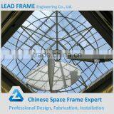 Steel Space Frame Dome Atrium Roof With Display Good thumbnail-4