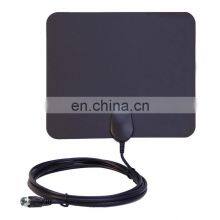 Amplified HD Digital TV Antenna With Signal Booster F Male Connector 3M Coax Cable