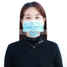 disposable 3 ply medical mask breathable Earloop custom Disposable Black