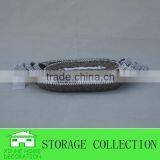 Set of 4 Cheap Handwoven Paper Rope Baskets thumbnail-2