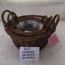 For Camping Wicker Basket With A Handle Storage Use Seagrass Basket thumbnail-1