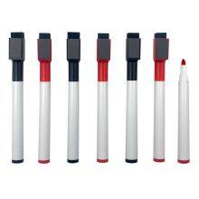 Free Samples Non Toxic Dry Erase White Board Marker Pen With Magnetic Eraser Whiteboard Markers Custom Print Logo for Blackboard