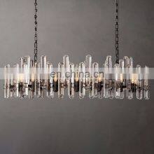 Bonnington Modern Luxury k9 Crystal Glass Linear Chandelier Hanging Hotel Restaurant Living Room Ceilings Home Decor Lighting thumbnail-5