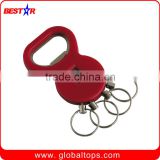 Plstic Bottle Opener with Keychains