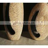 Jiayi Abstract Thread Narrow Mouth Vase Floor Vase Simple Atmospheric Fine Resin Craft Home Decoration thumbnail-2