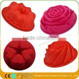Big Heart Shaped Silicone Flower Cake Mold thumbnail-2