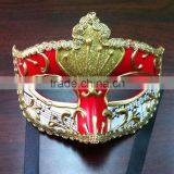 Costume Plastic Face Mask, Half Face Masquerade Masks for Women thumbnail-2