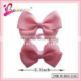 Wholesale Handmade Girls Grosgrain Ribbon Bow Elastic Hair Band thumbnail-2