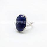 RG1024 Wholesale Lapis Lazuli Oval Ring,Bezel Setting Ring thumbnail-2