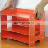 Wooden High Quality Office Documents Display Stand Wholesaler,Multifunctional 4-layer File Plate Folder Documents Box,Office Sto thumbnail-2