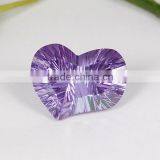 High Quality Beautiful Heart Shape Purple Natural Zircon