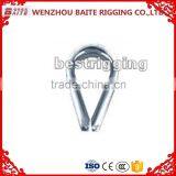 Galvanize Carabiner Wholesale Steel Electric Galvanized Thimble DIN 6899A Hardware Manufacture Quality Choice thumbnail-1