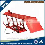 Top Sale Factory Direct Sale Air Hydraulic Motorcycle lift, Motorcycle lifter WX-9303
