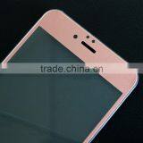 New Product Pink Color Silk-print 3D Curved Full Cover Screen Protector 0.33mm Glass for Iphone 6s Tempered Glass Screen thumbnail-2