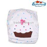 Babyland Baby Cotton Embroidery Charocal Pocket Cloth Diapers thumbnail-4