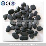 For Decoration Polished Natural Black Granite Pebble Stone Price thumbnail-1