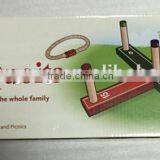 2016 New 5 Rope Quoits Wooden Ring Toss Game Colorful Toss Garden Game Hot Selling thumbnail-2