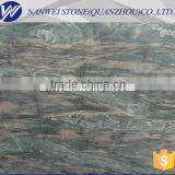 Pastoralism Multicolor Green Granite Home Decorative Material Toilet Floor Tiles