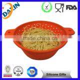 Wholesales Christmas's Day Gifts Silicone Foldable Round Bowl With Lids thumbnail-2