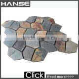 HS-WT111 Patio Stone Tiles/black Stone Wall Tile/ Natural Stone Tile Backsplash thumbnail-1