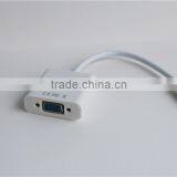 Thunderbolt DP Cable Mini Displayport DP to 15pin VGA Cable AV TV Converter Adapter for Thinkpad x1 Mac thumbnail-3