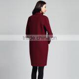 Women's Single-Breasted Wool Cashmere Spring Winter Coat OEM ODM Type Clothes Factory Manufacturer Guangzhou thumbnail-3